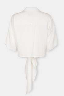 Elegantna bluza sa vezivanjem u struku Tiffany Production